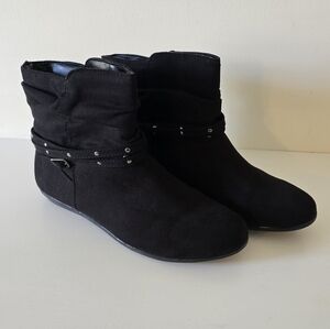 Bongo Julia Black Ankle Boots Size 10